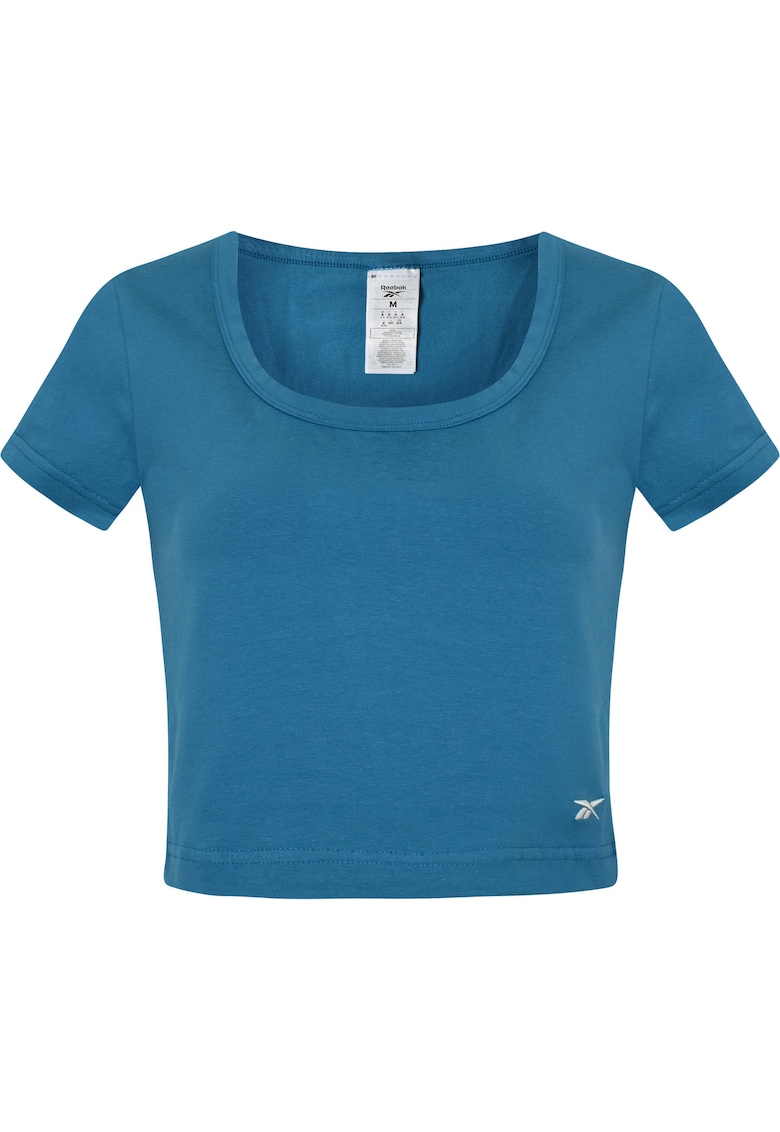 Tricou Dama - CL WDE Jersey Top IC0120 - Croi Lejer - Confortabil Si Usor - Ideal Pentru Uz Zilnic Si Activitati Fizice - Material Respirabil - 93% Bumbac - 7% Elastan - Elastic Si Se Potriveste Pe Silueta - M - Albastru