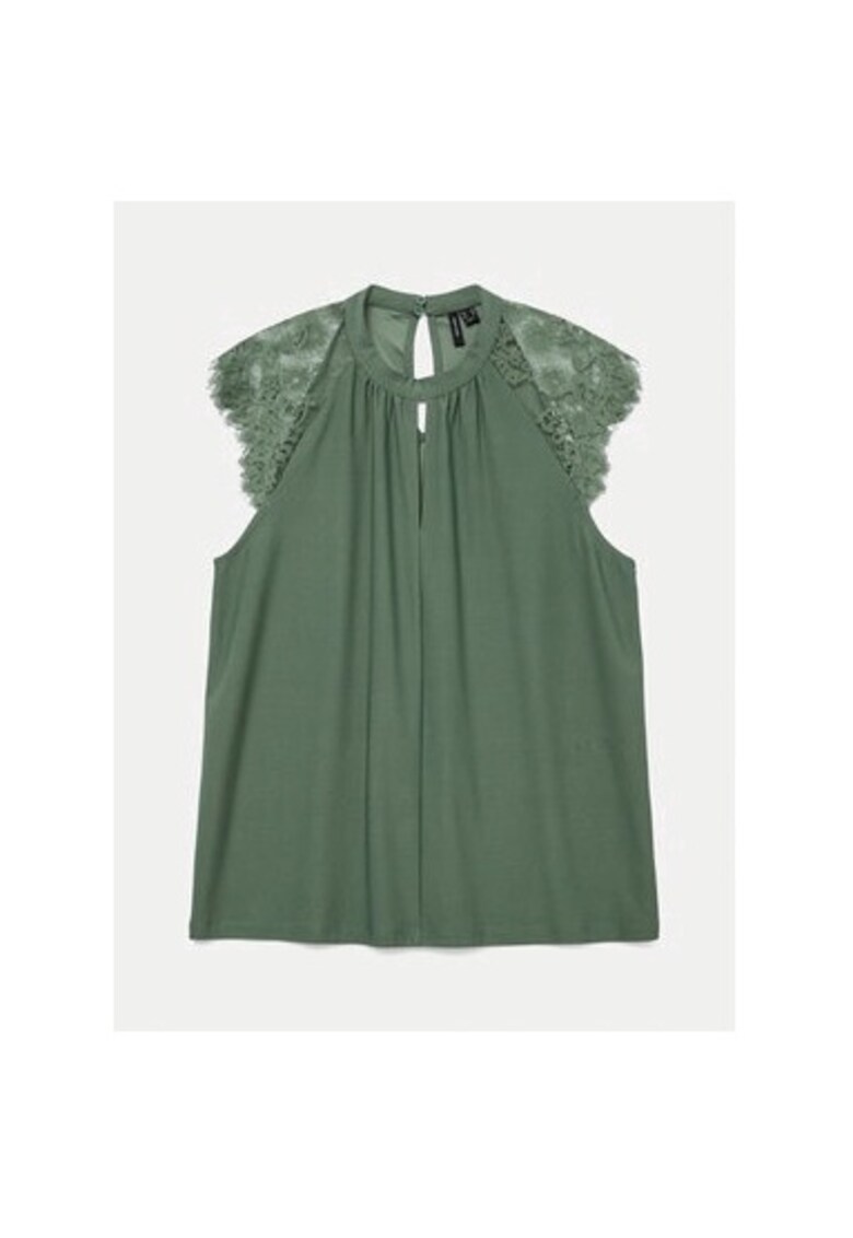 Bluza dama - 304785672 - Poliester recliclat - Verde - Verde