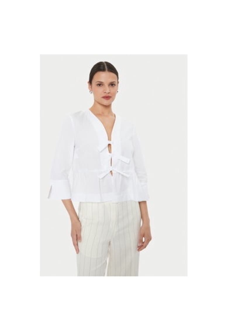 Bluza dama - 304549465 - Bumbac - Alb Bluza dama - 304549465 - Bumbac - Alb