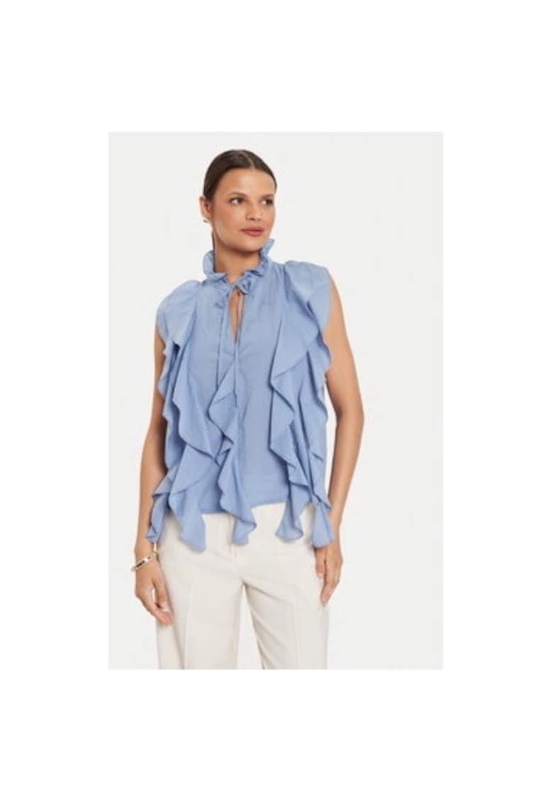 Bluza dama -  304591297 - Bumbac - One Size INTL - Albastru Bluza dama -  304591297 - Bumbac - One Size INTL - Albastru