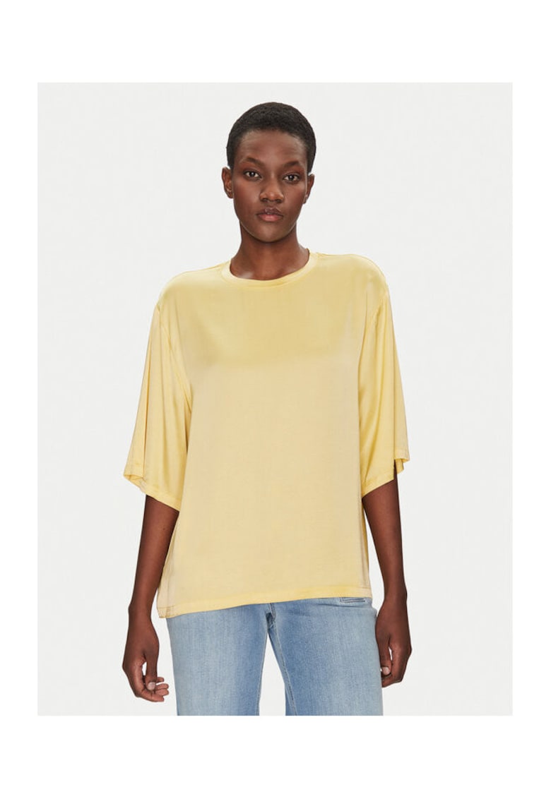 Bluza dama - 305389091 - Viscoza - Galben - Galben