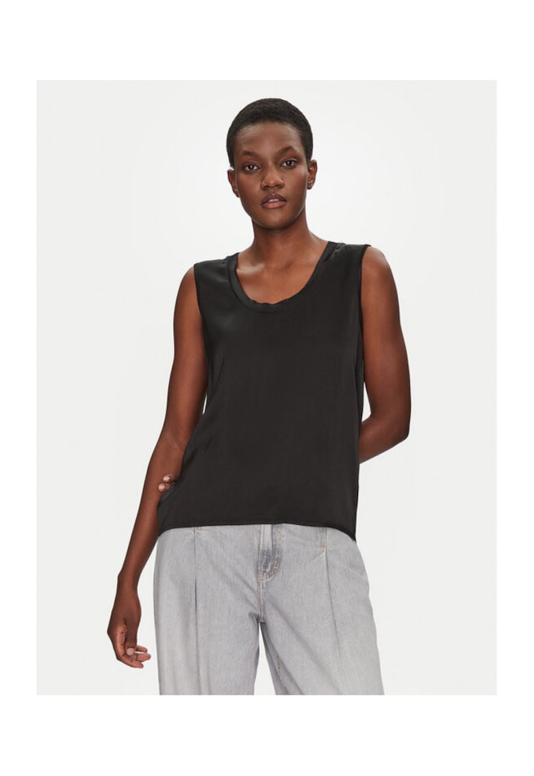 Bluza dama - 305389244 - Viscoza - Negru - Negru