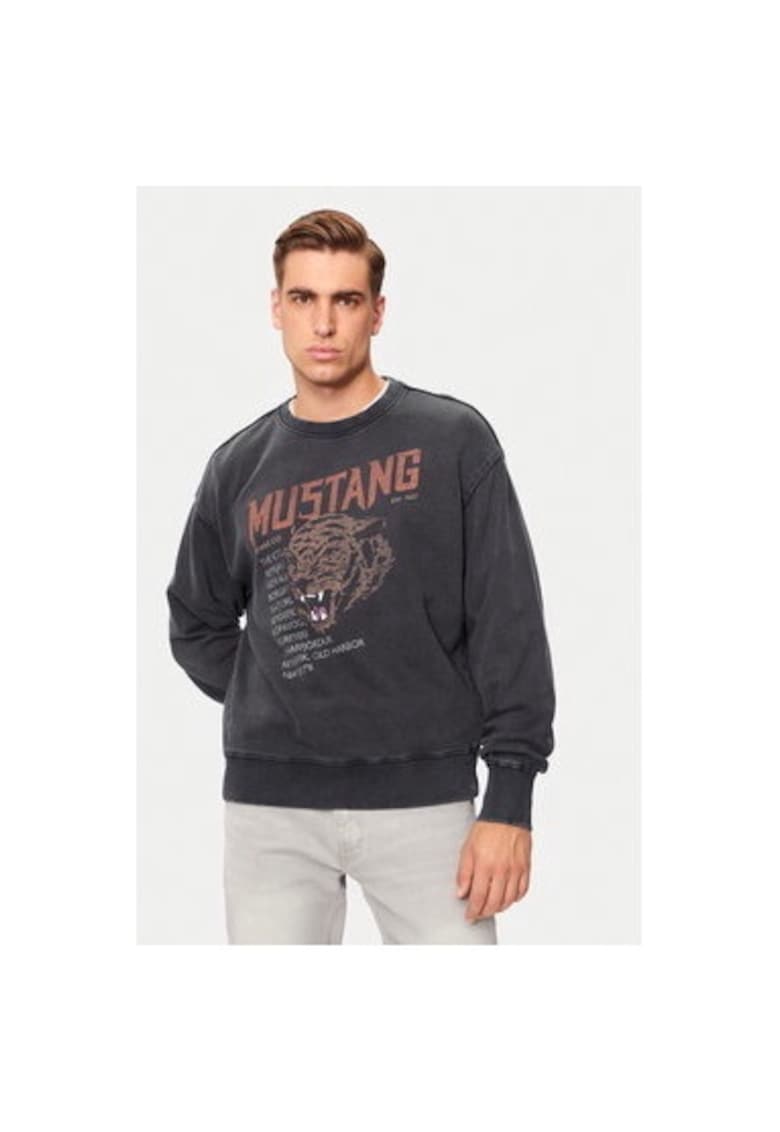 Bluza barbati - 304464607 - Bumbac - Negru