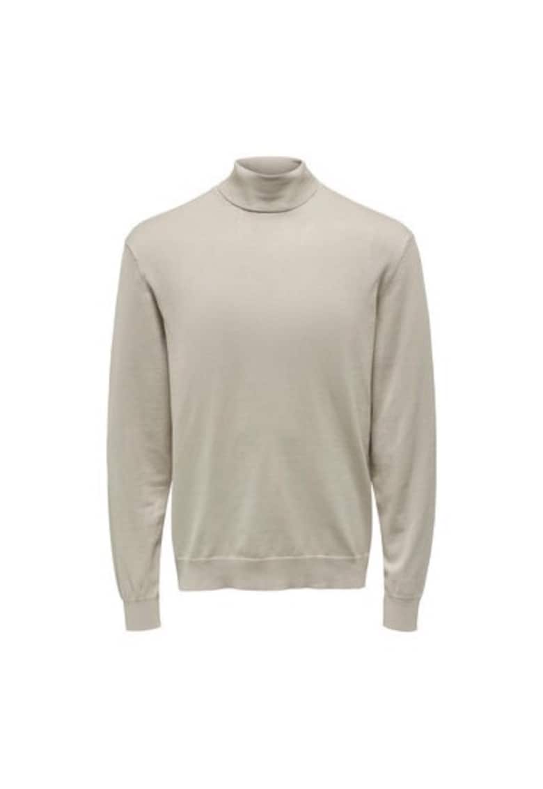 Bluza barbati - 302518999 - Viscoza/Poliester - Bej - Bej