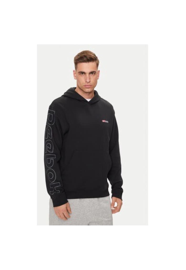 Bluza barbati -  304552366 - Bumbac/Poliester reciclat - Negru