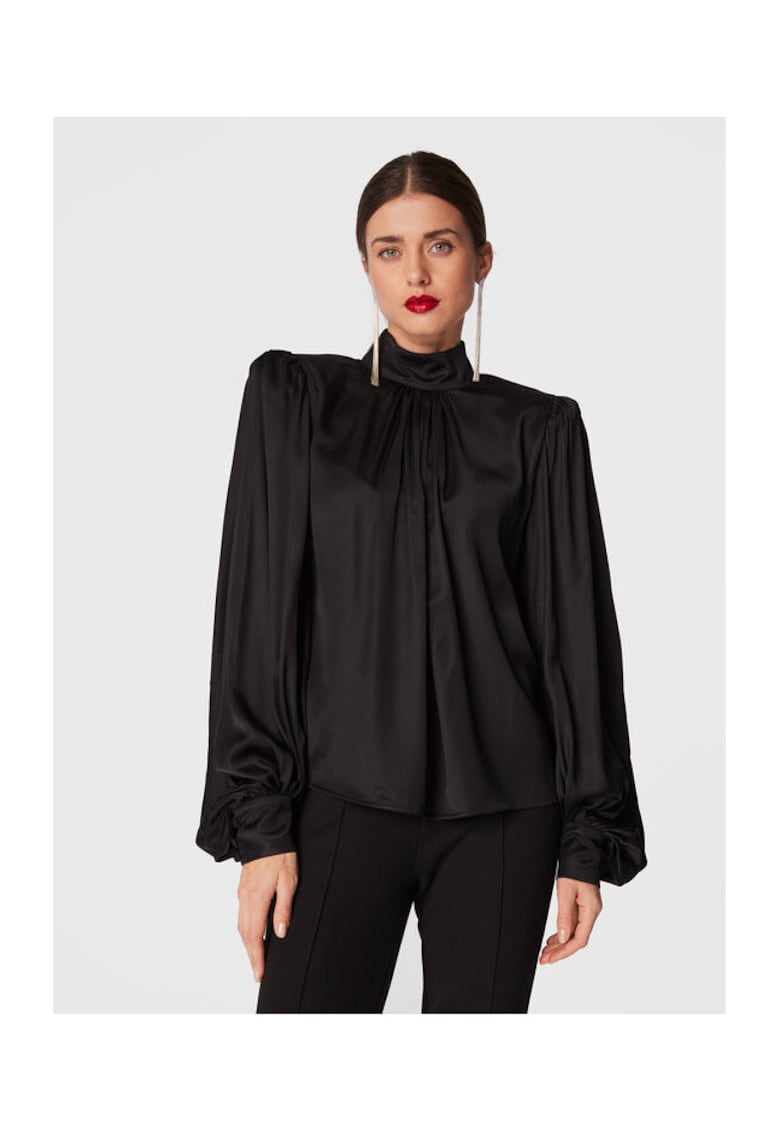 Bluza Dama - 301414117 - Viscoza - Negru - Negru
