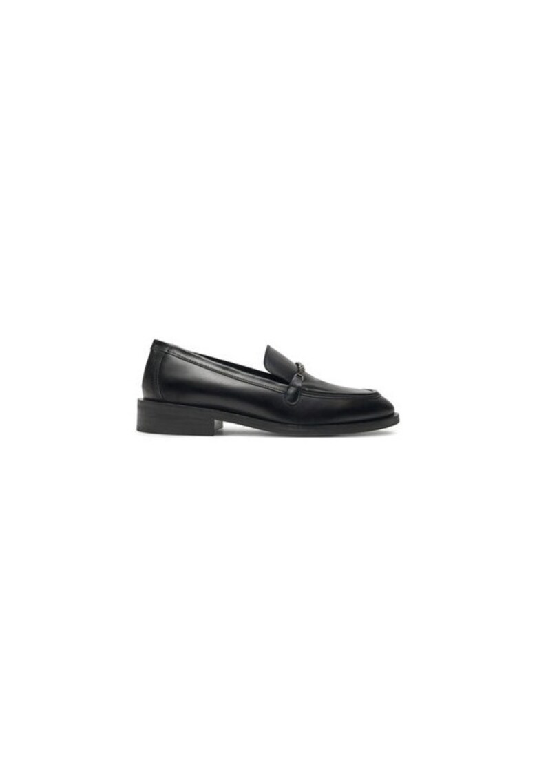 Mocasini dama 304418525 - Piele naturala - Negru - Negru