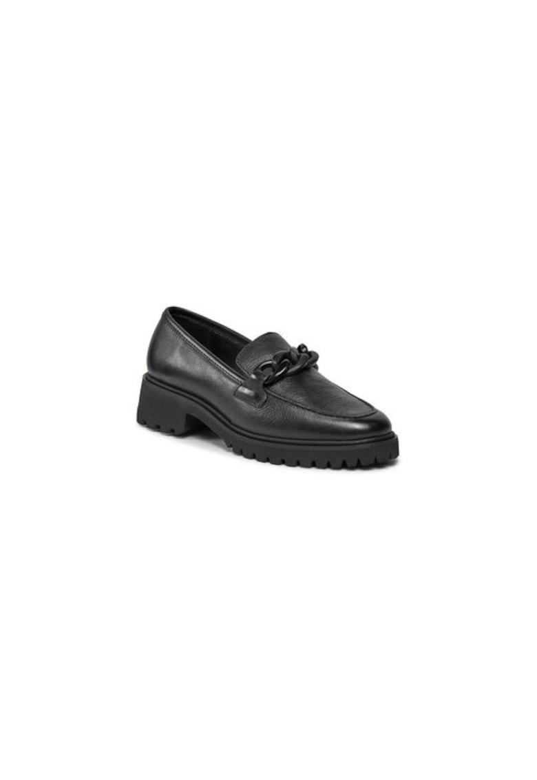 Mocasini dama 303058883 - Piele naturala - Negru - Negru