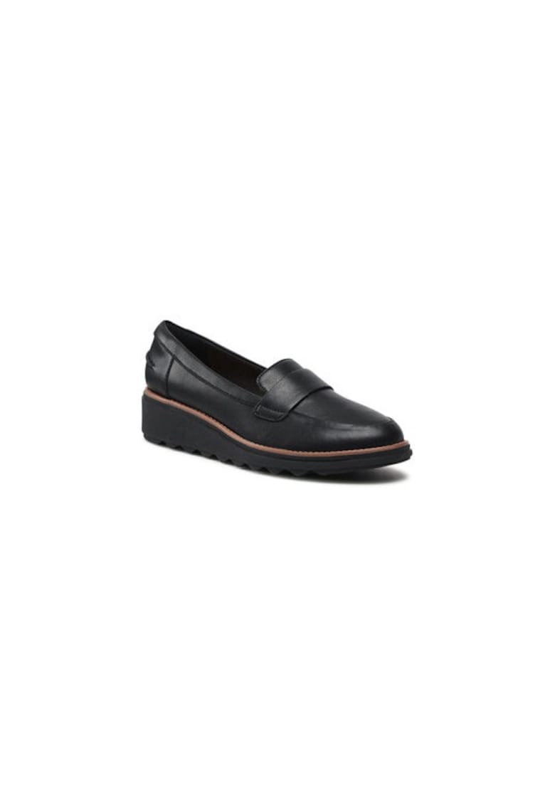 Pantofi loafer wedge de piele Sharon Gracie