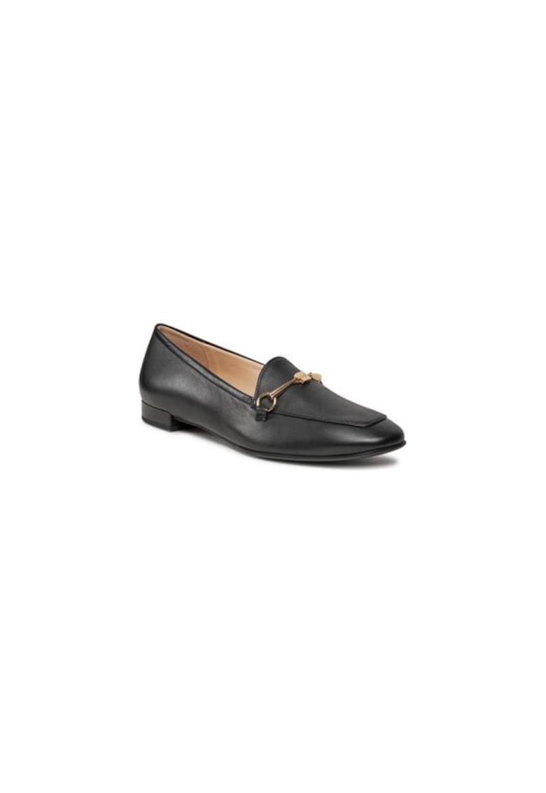 Mocasini dama Hogl - 303082772 - Piele naturala - Negru - Negru