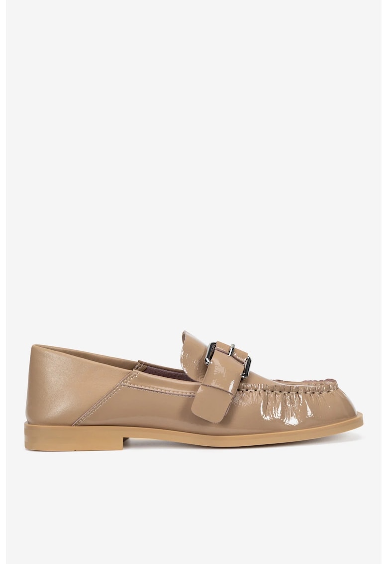Mocasini dama 5903698601205 - Piele naturala - Bej - Bej