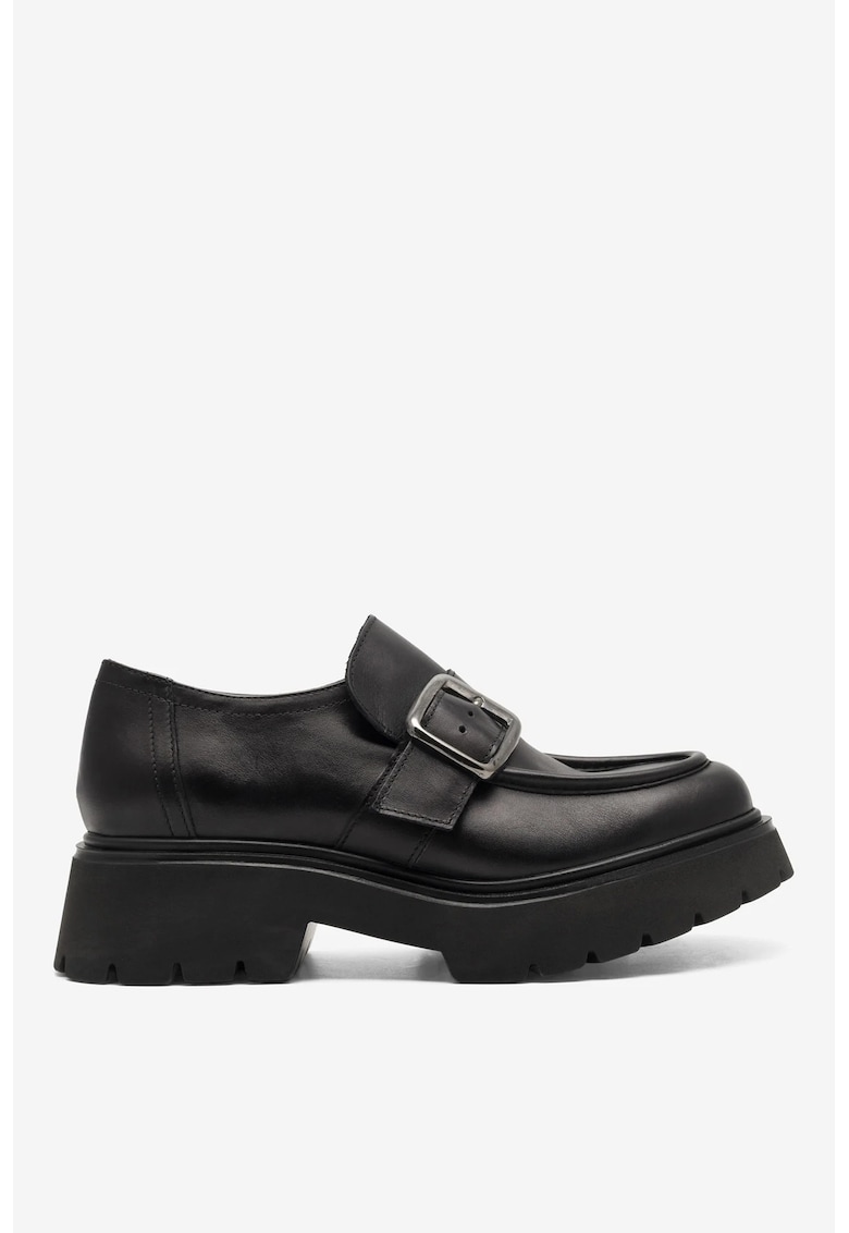 Mocasini dama 5905588023869 - Piele naturala - Negru - Negru