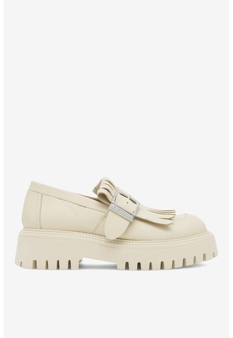Mocasini dama 5905588513742 - Piele naturala - Bej - Bej