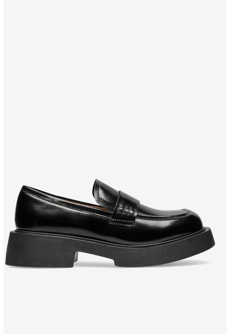 Mocasini dama 5905588327455 - Piele naturala - Negru - Negru