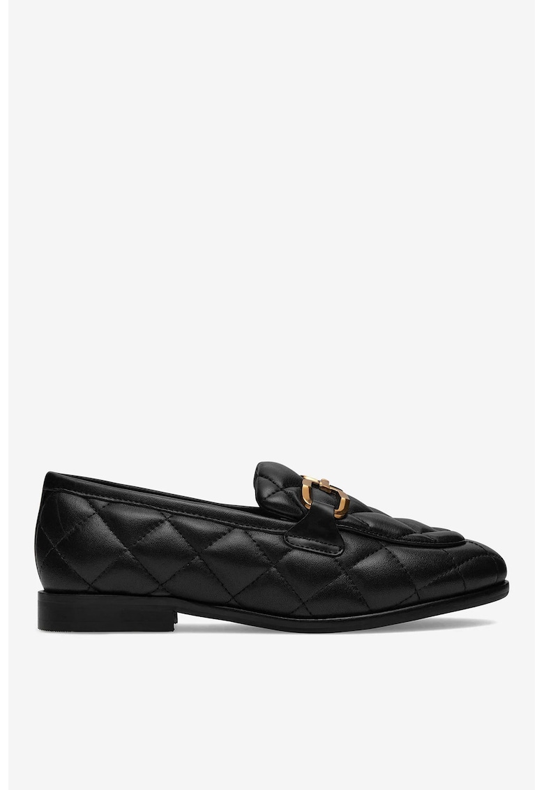 Mocasini dama 5905588478430 - Piele naturala - Negru - Negru