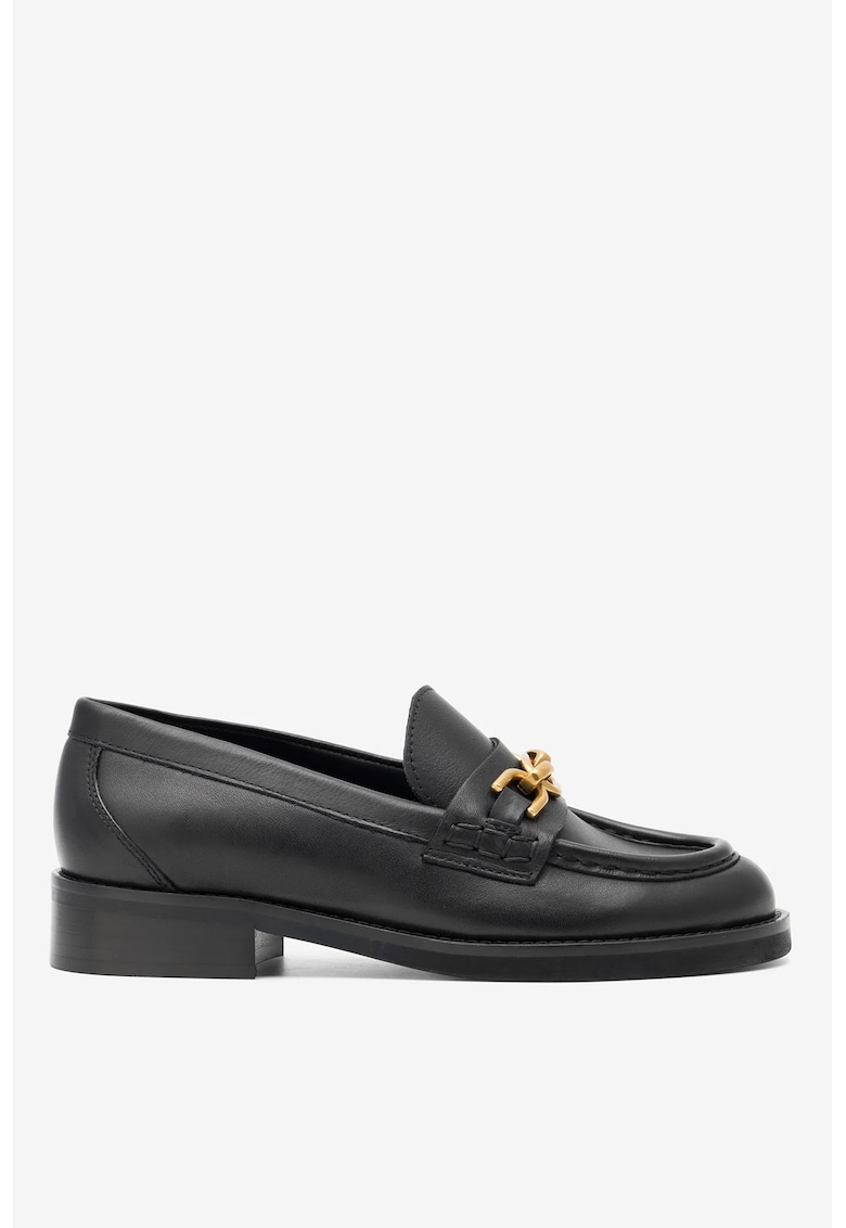Mocasini dama 5904862755380 - Piele naturala - Negru - Negru