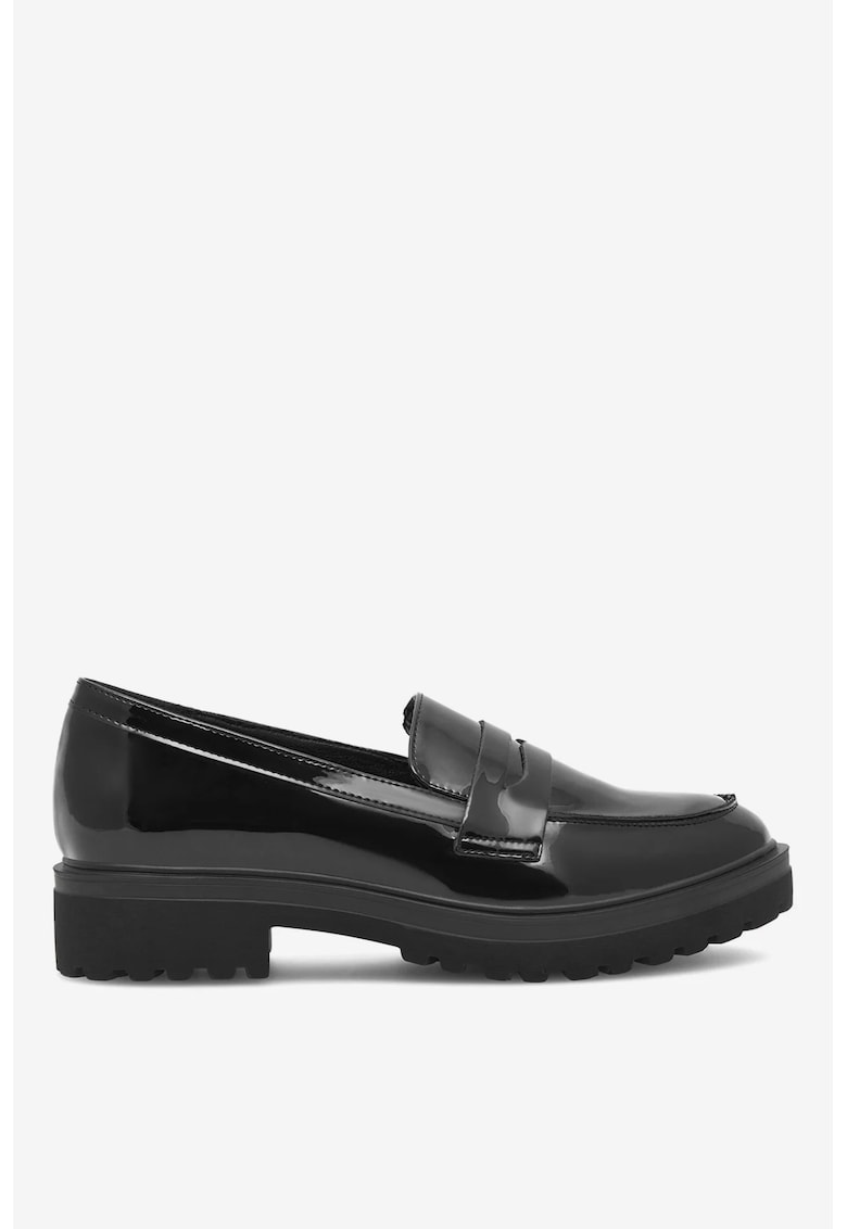 Mocasini dama 5905588220701 - Sintetic - Negru - Negru