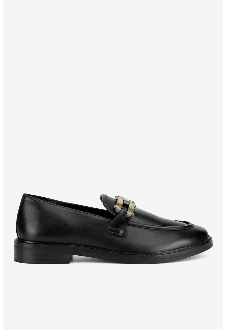 Mocasini dama 5905588818236 - Piele naturala - Negru - Negru