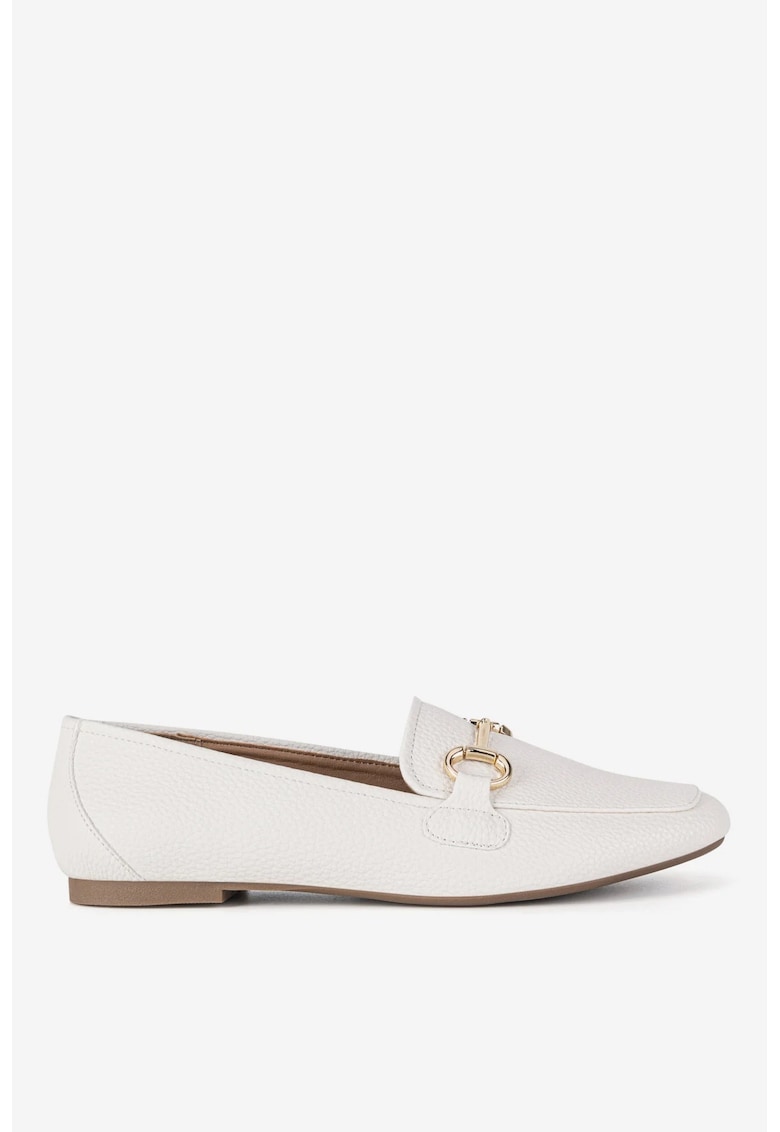 Mocasini dama 5903698046655 - Sintetic - Alb - Alb
