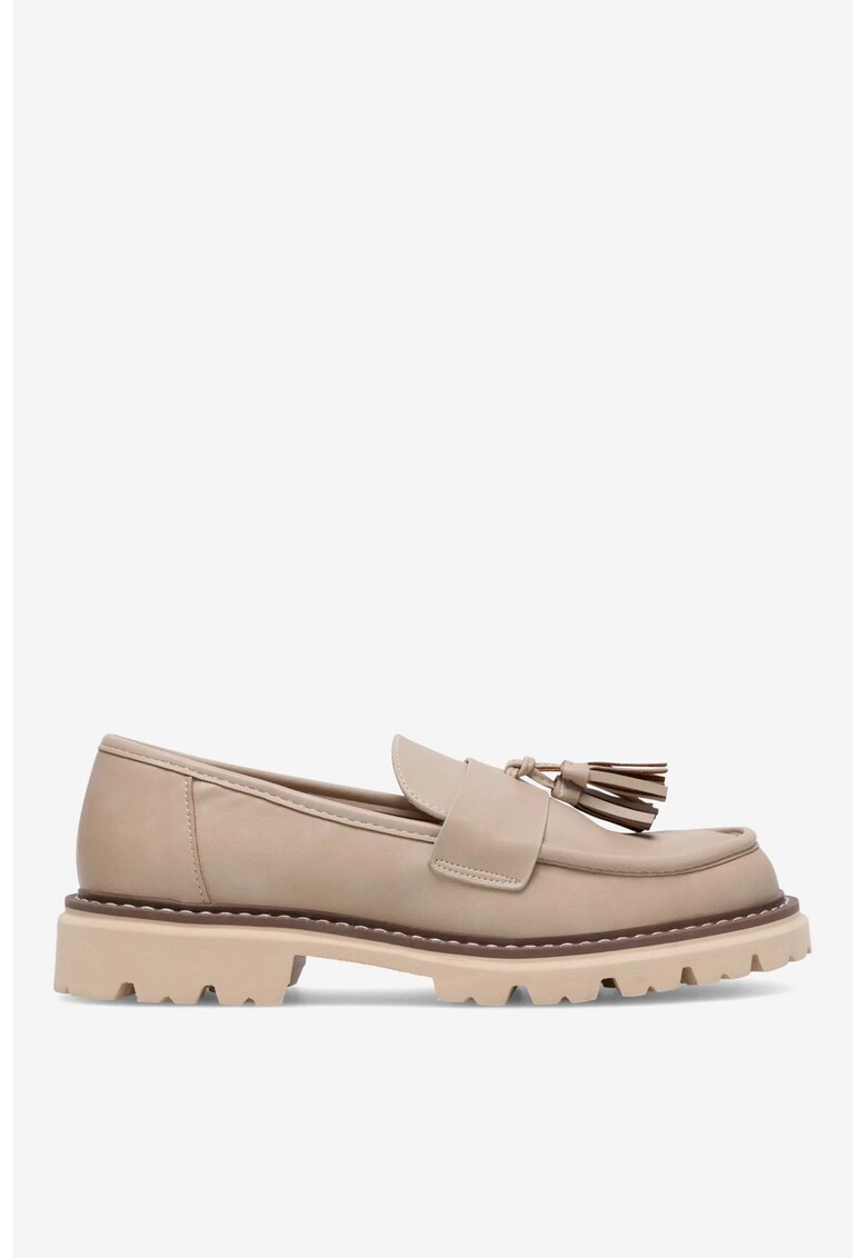 Mocasini dama 5905588451334 - Sintetic - Bej - Bej