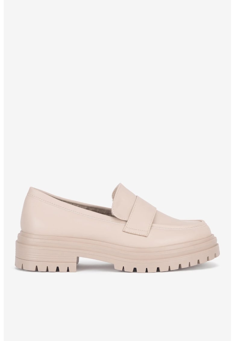 Mocasini dama 5905588873068 - Sintetic - Bej - Bej