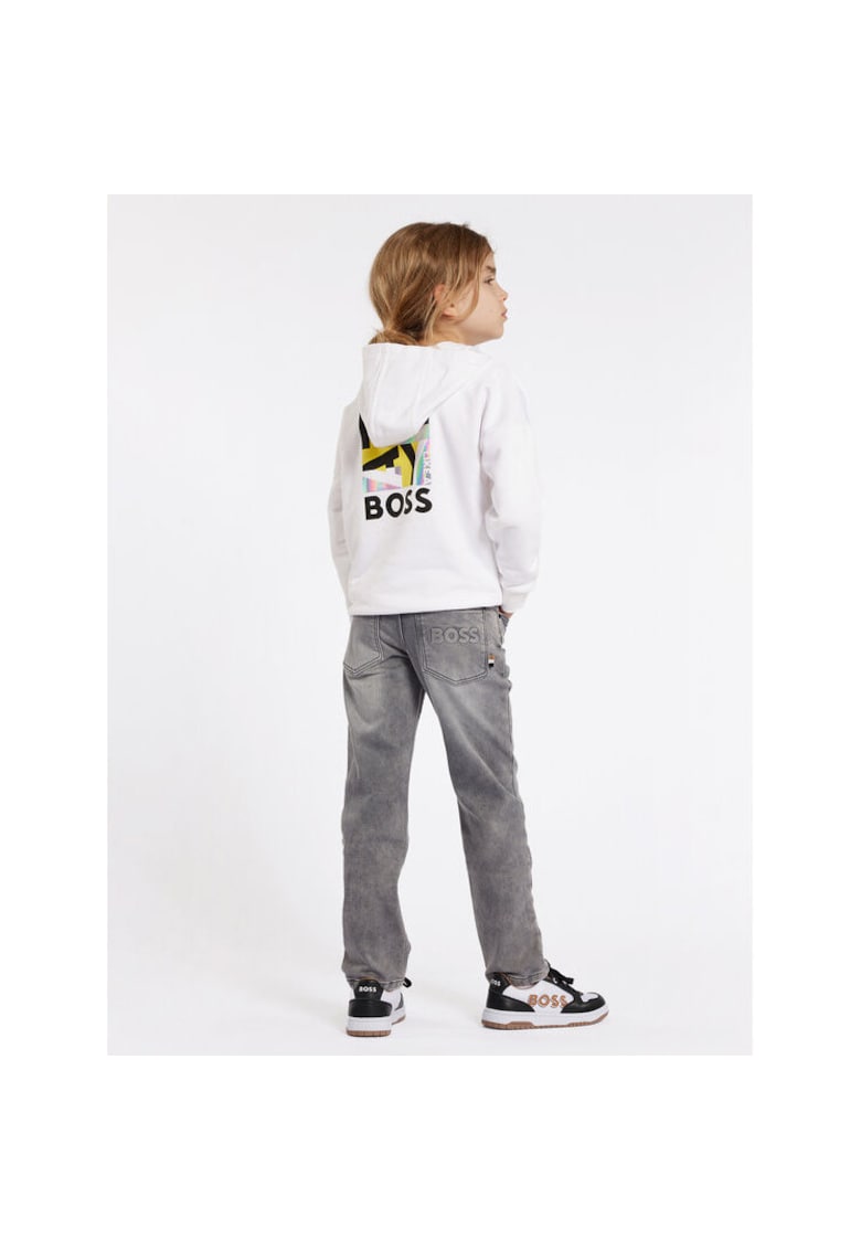 Bluza baieti - 303629144 - Bumbac - Alb - Alb