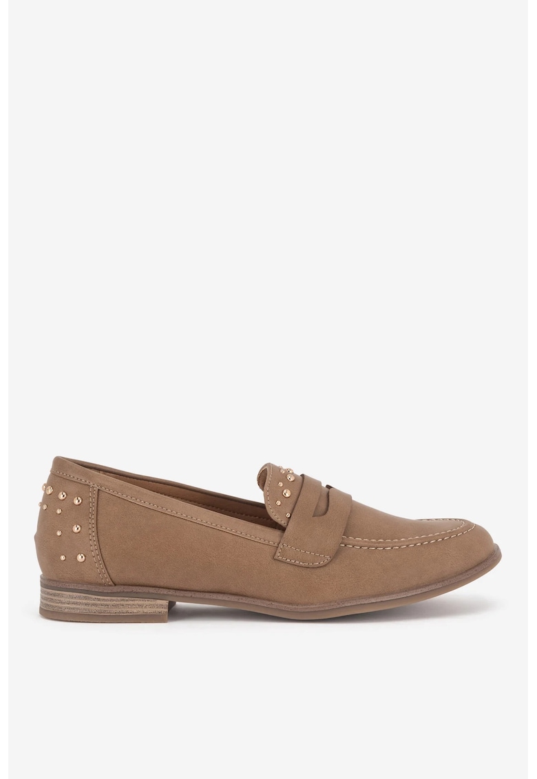 Mocasini dama 5905588893318 - Sintetic - Bej - Bej