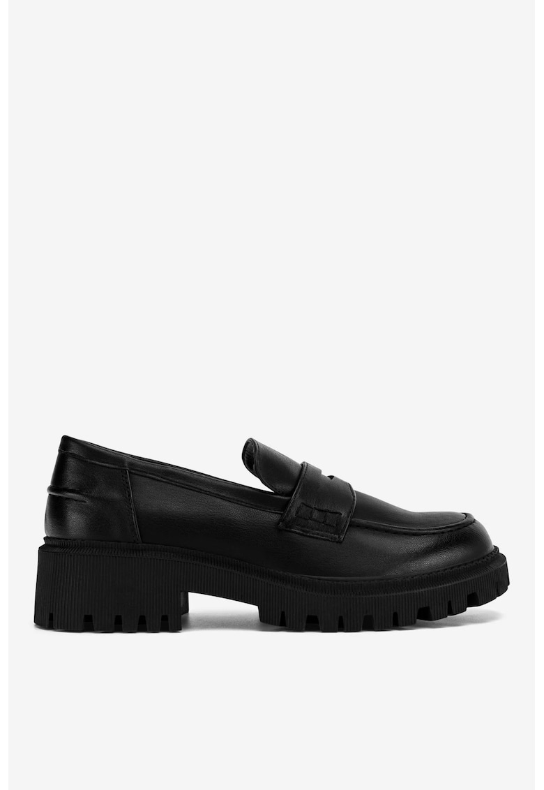 Mocasini dama 5905588745693 - Sintetic - Negru - Negru