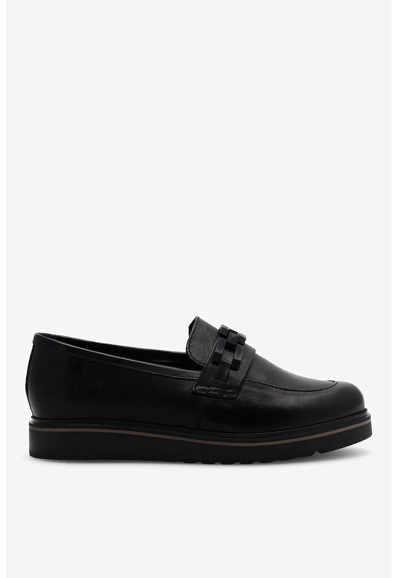 Mocasini dama 5904862950877 - Piele naturala - Negru - Negru
