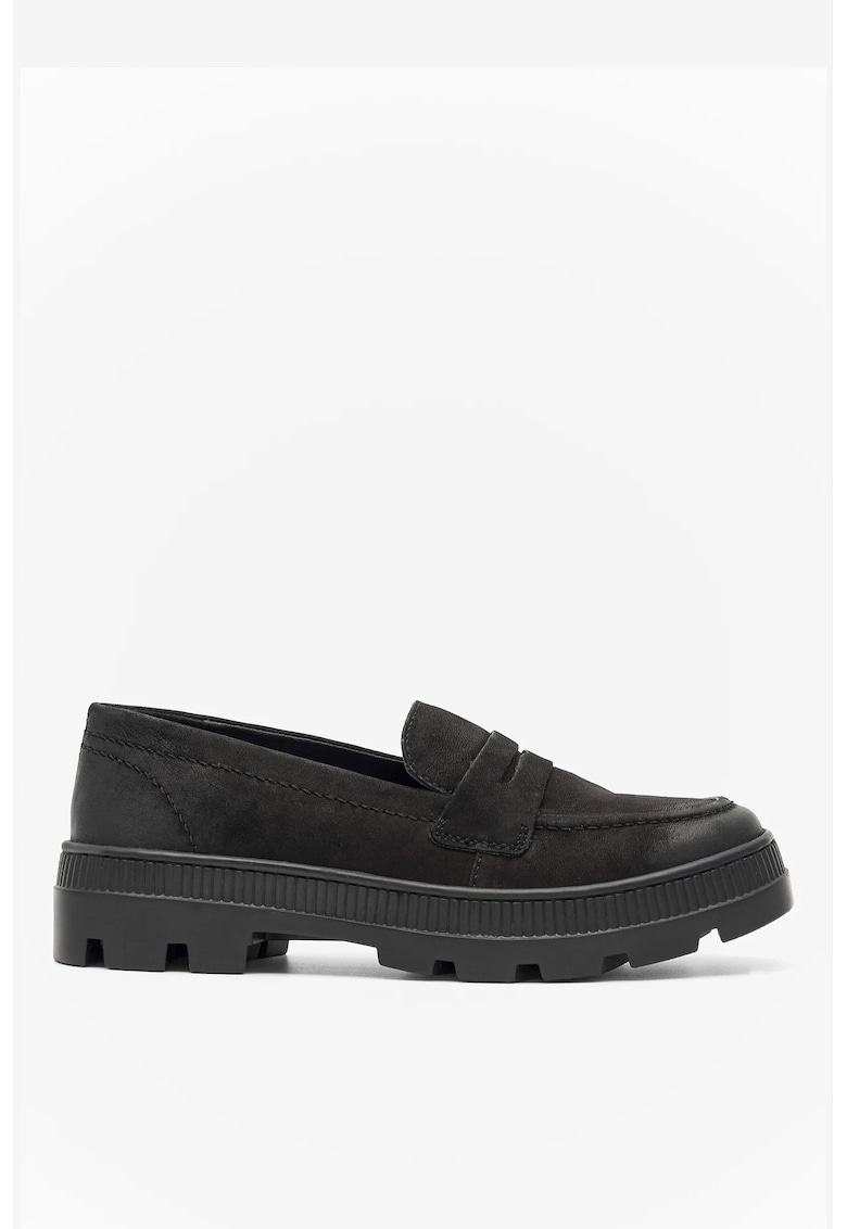 Mocasini dama 5904862575544 - Piele naturala - 42 EU - Negru