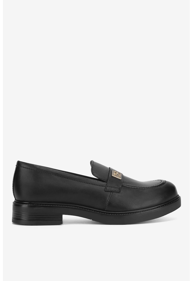 Mocasini dama 5905588742654 - Piele naturala - Negru - Negru