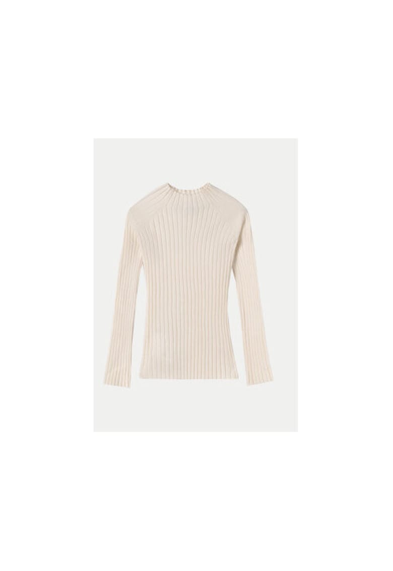 Bluza fete - 304323126 - Viscoza/Poliester - Bej