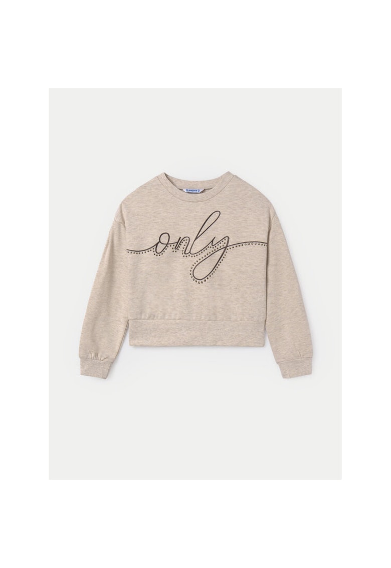 Bluza fete - 304330537 - Bumbac/Poliester - 186 CM - Bej