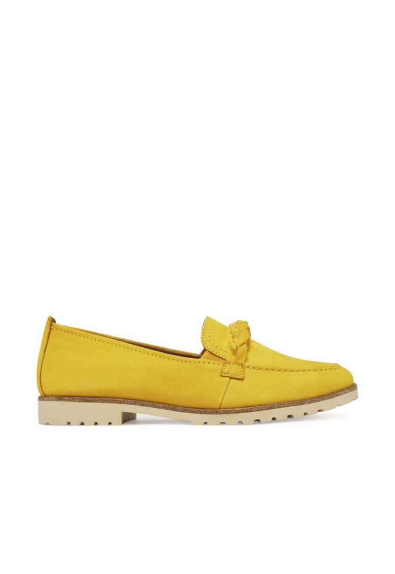 Mocasini dama 304653018 - Piele naturala - Galben - Galben