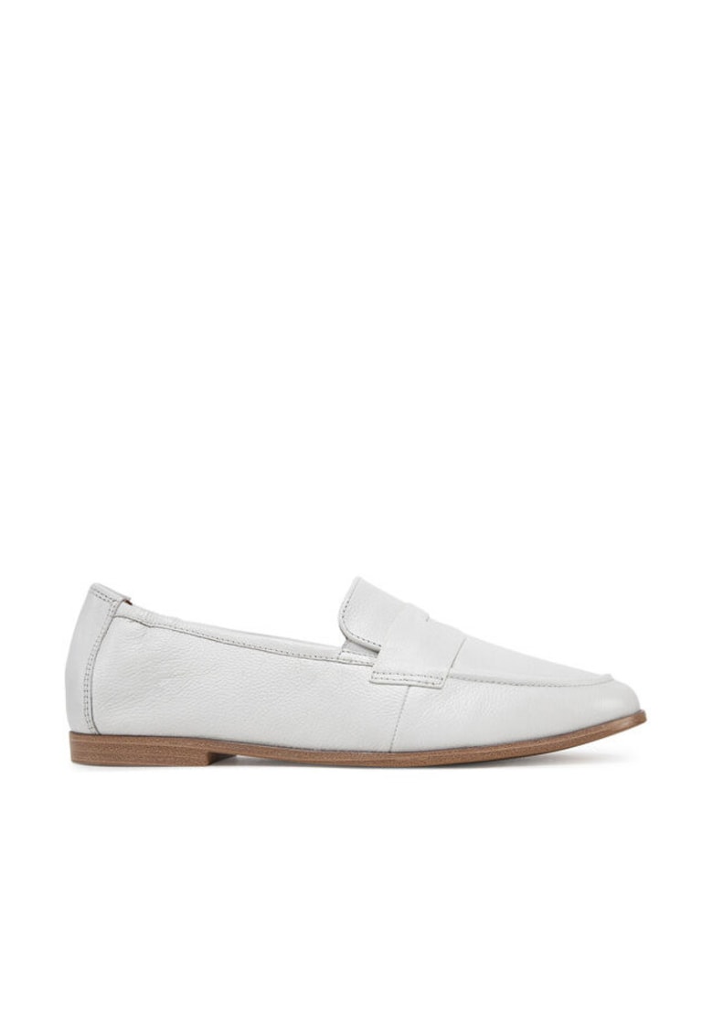 Mocasini dama 304653049 - Piele naturala - Alb - Alb