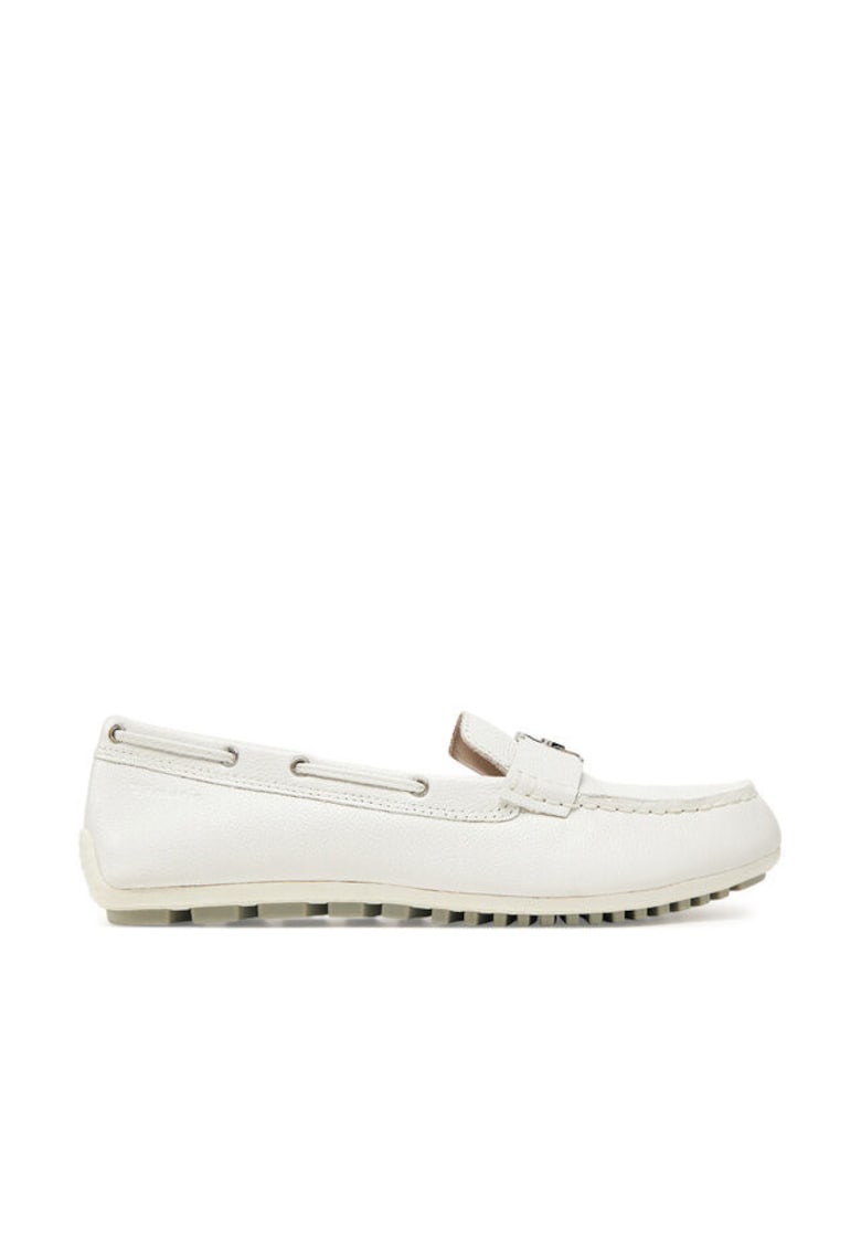 Mocasini dama 304917226 - Piele naturala - Alb - Alb