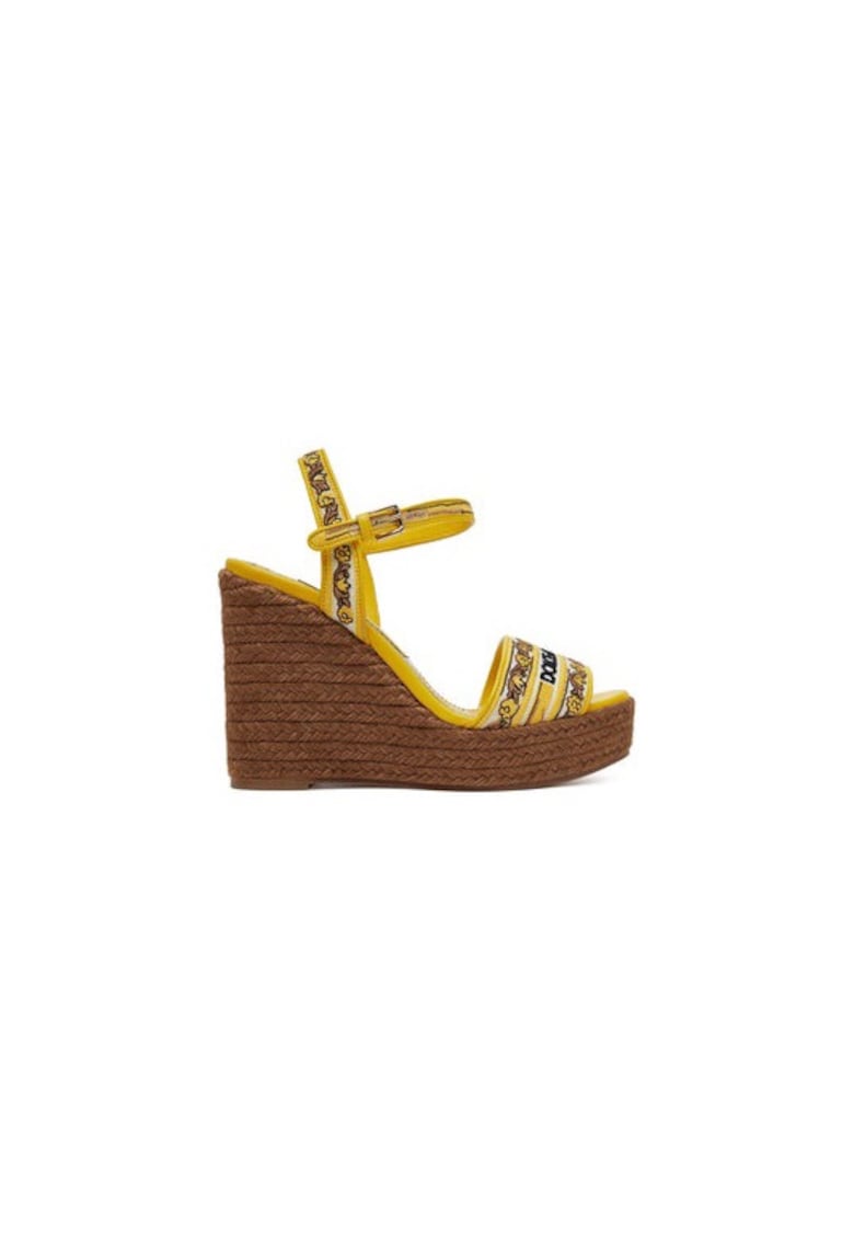 Dolce & Gabbana Espadrile dama 305315908 - Textil - Galben - Galben