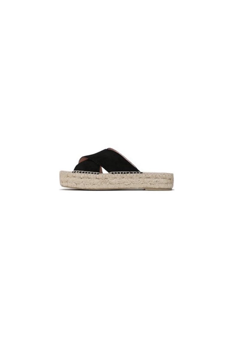 Espadrile dama  302778249 - Piele naturala - Negru