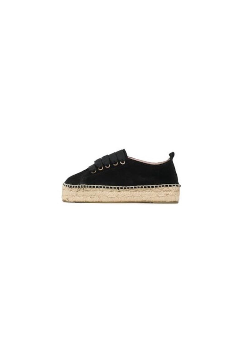 Espadrile dama 302777921 - Piele naturala - Negru Espadrile dama 302777921 - Piele naturala - Negru