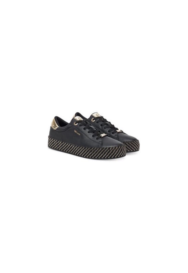 Tamaris Espadrile dama 304652882 - Piele ecologica - Negru - Negru