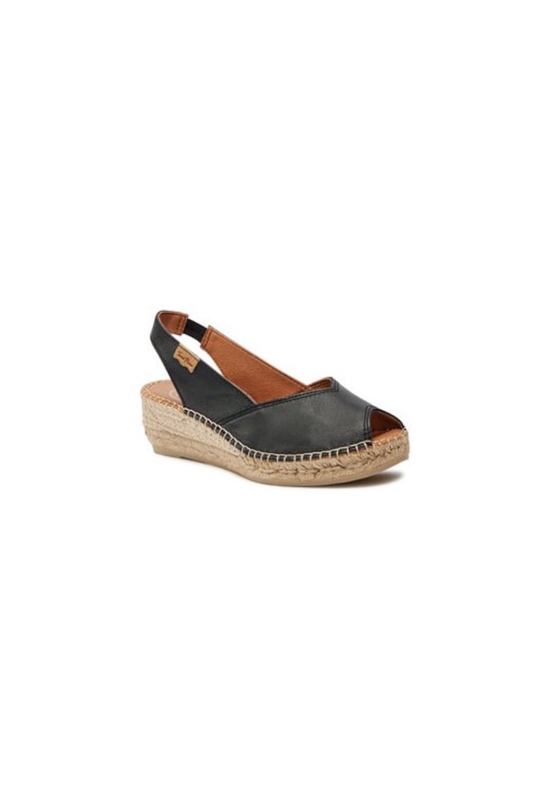 Espadrile dama  303680428 - Piele naturala - Negru
