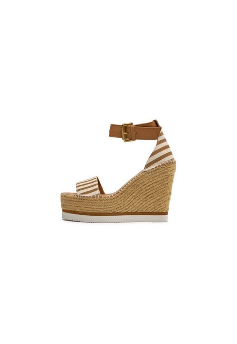 Espadrile dama 303689773 - Piele naturala - Maro