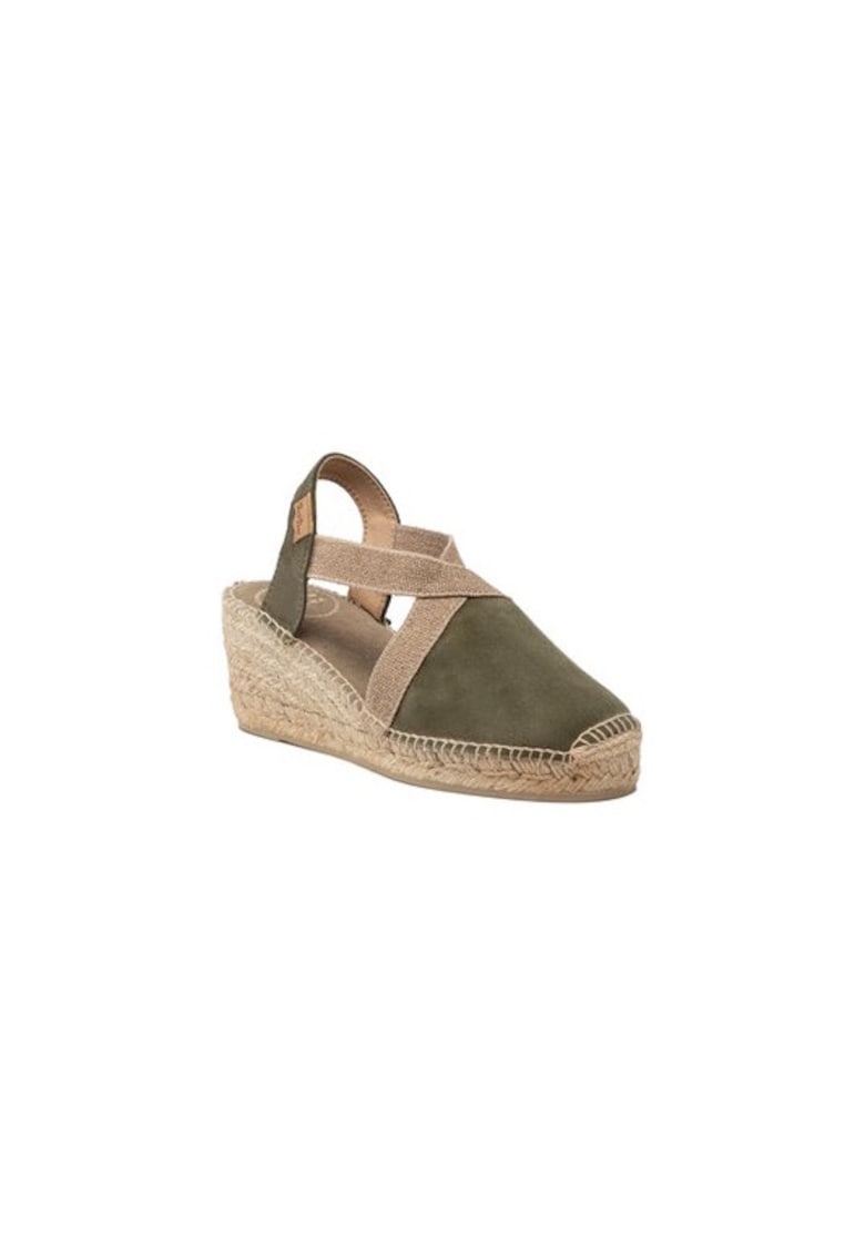 Espadrile dama  300203507 - Piele naturala - Verde
