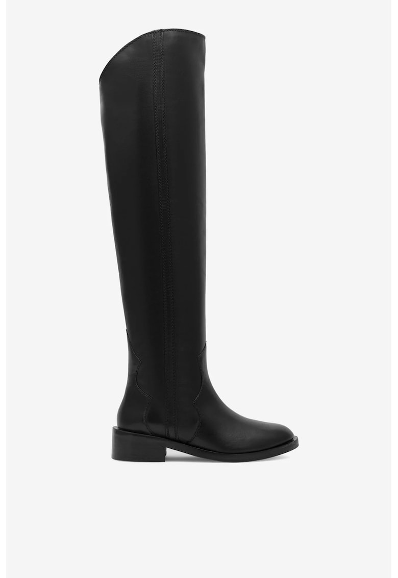 Cizme dama 5905588031048 - Piele naturala - Negru - Negru