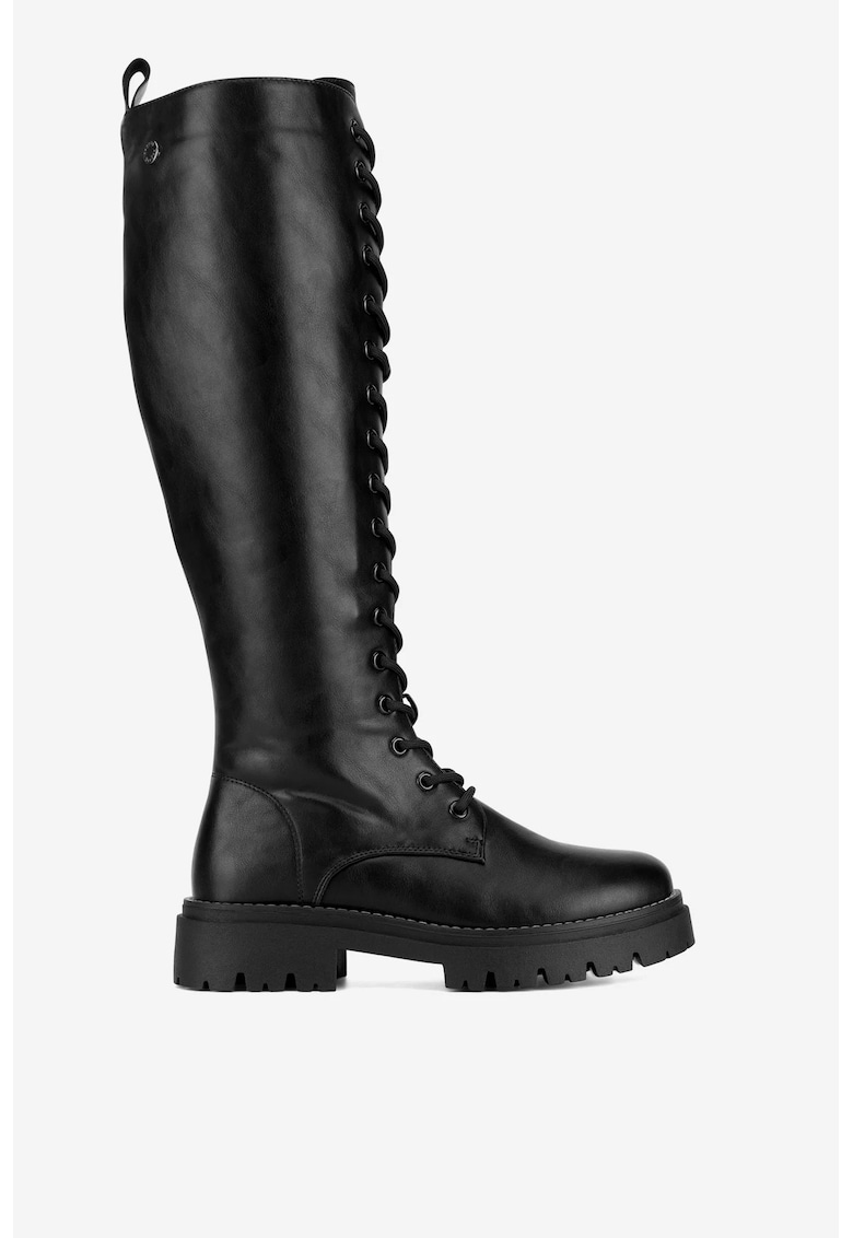 Cizme dama 5905588830597 - Sintetic - Negru - Negru