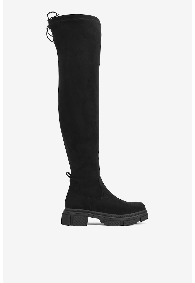 Cizme dama 5905588887096 - Textil - Negru - Negru