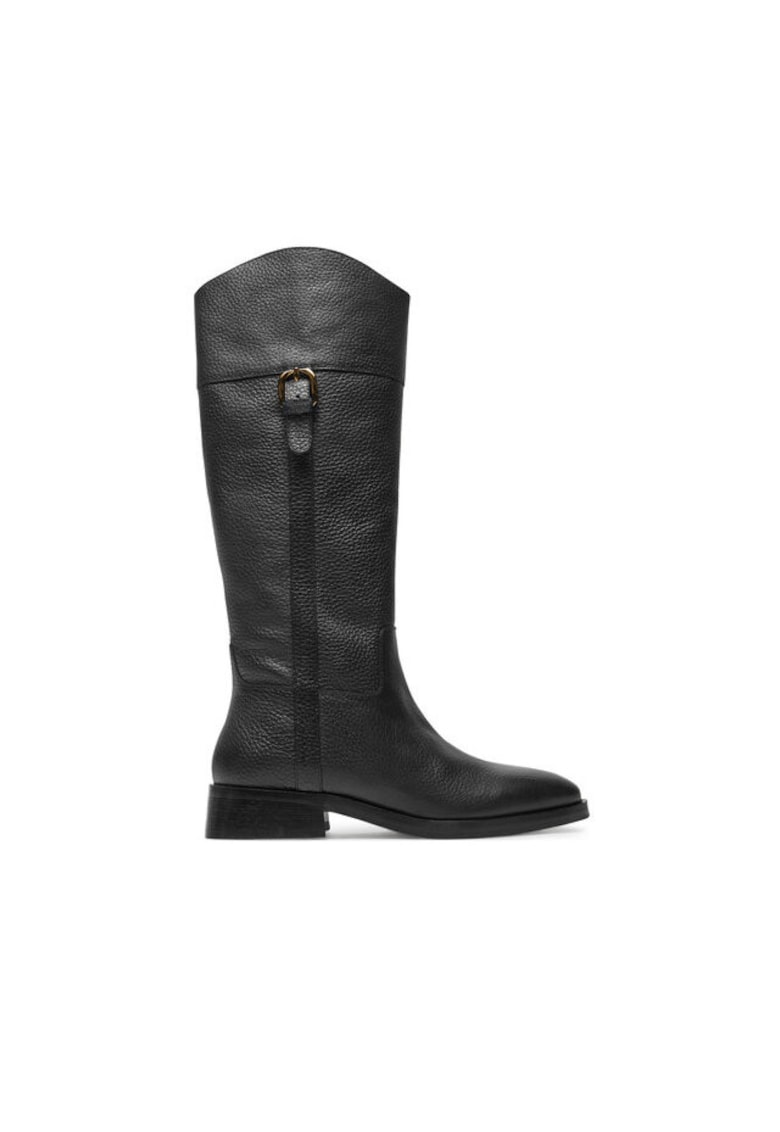 Cizme dama 304067983 - Piele naturala - Negru - Negru