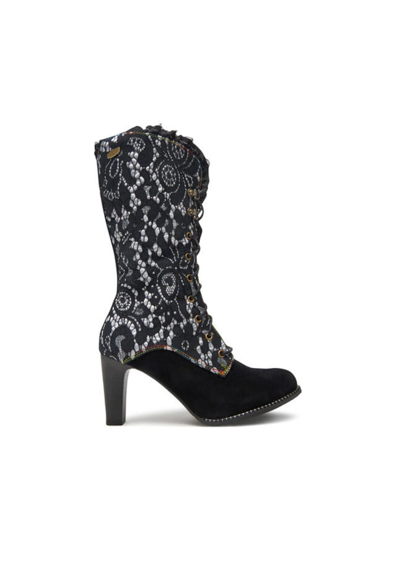 Cizme dama 304356674 - Piele naturala - Negru - Negru