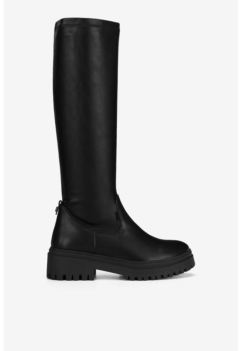 Cizme dama 5905588925101 - Sintetic - Negru - Negru