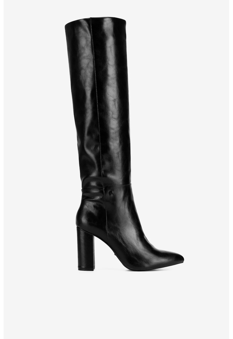 Cizme dama 5905588894810 - Sintetic - Negru - Negru